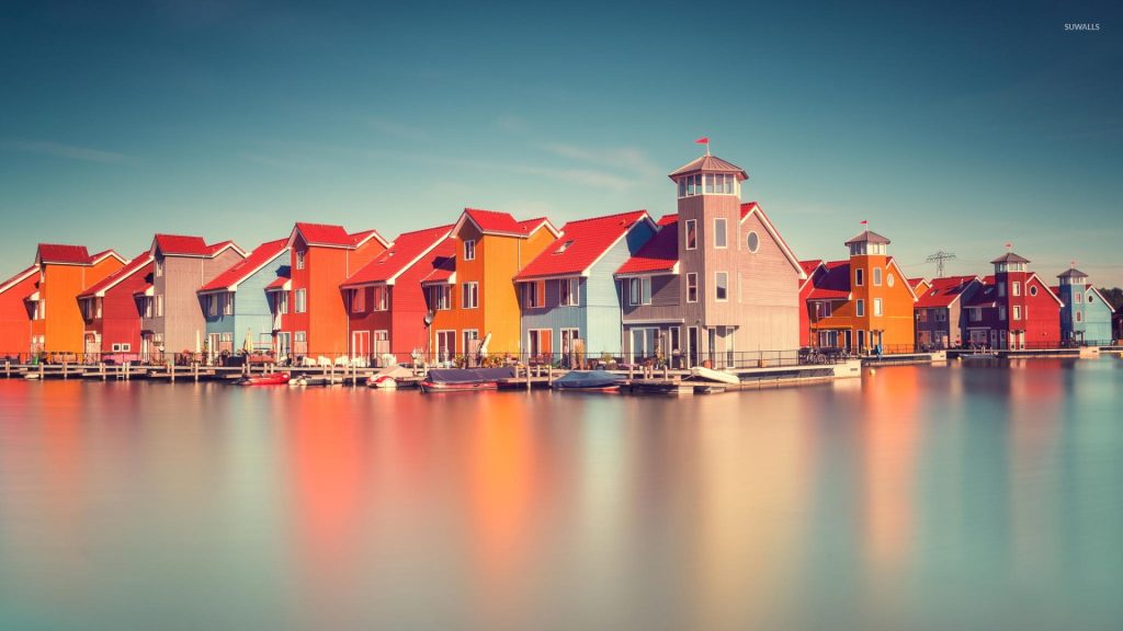 خانه های رنگی هلند 